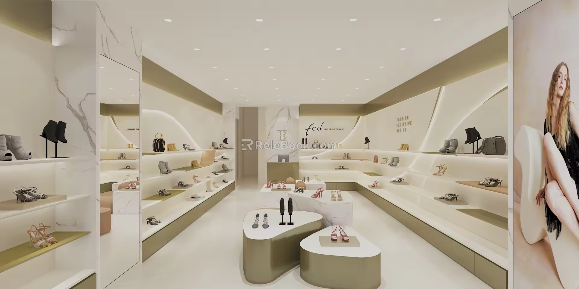 Shoe Store 3d model