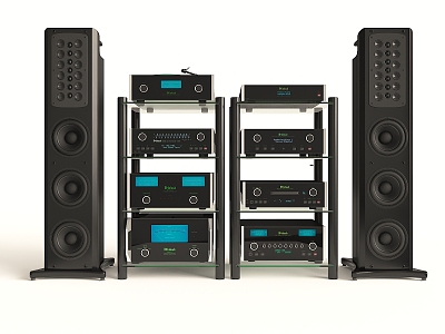 Modern audio speaker combination model