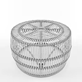 Round Rattan Coffee Tables With Woven Design For Living Room Decor