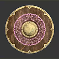 Medieval Shield Ancient Shield Shield Shield Defensive Weapon Ancient Shield Iron Shield Protective Shield Wooden Shield 3d model