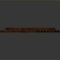 Drawer Slide Track Slide Equipment Parts Realistic 3d model