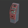 Self Service Kiosk With Digital Display Keypad And Card Slot