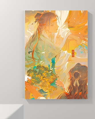 Decorative Painting Figure Painting Abstract Painting Landscape Painting 3d model