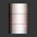 Rusty Red Barrel For Storing Homemade Food Ingredients In Pantry