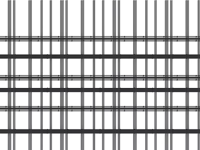 Pipes Grid Like Structure With Vertical And Horizontal Arrangement Layout 3d model
