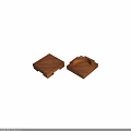 Practical Wooden Square Equipment Trays With Groove And Metal Ball Component