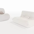 Modern Single Sofa Lazy Sofa 3d model
