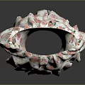 Elegant Women's White Floral Print Off Shoulder Tiered Skirt Dress