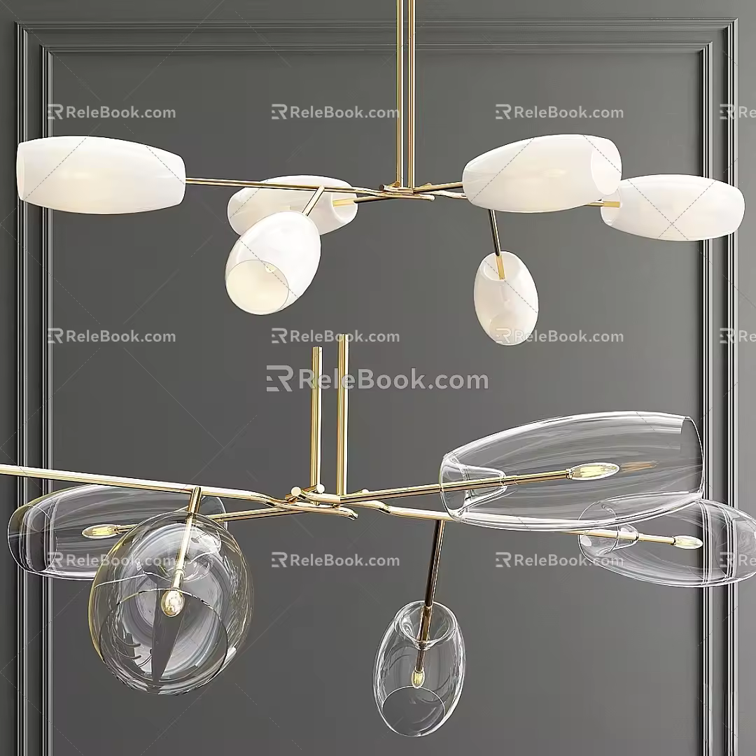 Team Koss Branch Chandelier 3d model