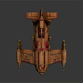 Modern fighter sci-fighter sci-fighter space fighter 3d model