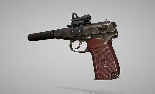 Industrial LOFT pistol 3d model