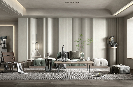 The Silent Living Room 3d model