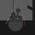Modern Wireless Bluetooth Headset Xiaomi In-Ear Bluetooth Headset Bluetooth Headset Wireless Bluetooth Headset Digital Headset Mobile Headset 3d model