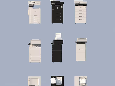 Printer Copier Office Supplies 3d model