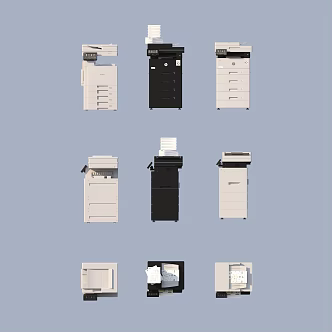 Printer Copier Office Supplies 3d model