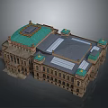 Classical Style Residential Building Featuring Green Roof And Ornate Multi Story Facade Design