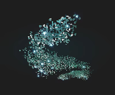 Modern Large Crystal Chandelier Light Luxury Crystal Chandelier Ballroom Art Chandelier 3d model