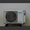 Panasonic Eco Active Air Conditioner Fan Outdoor Unit With Grill And Wall Mount