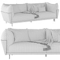 Modern Other bonaldo Sofa Blend Pillows Leather 3d model