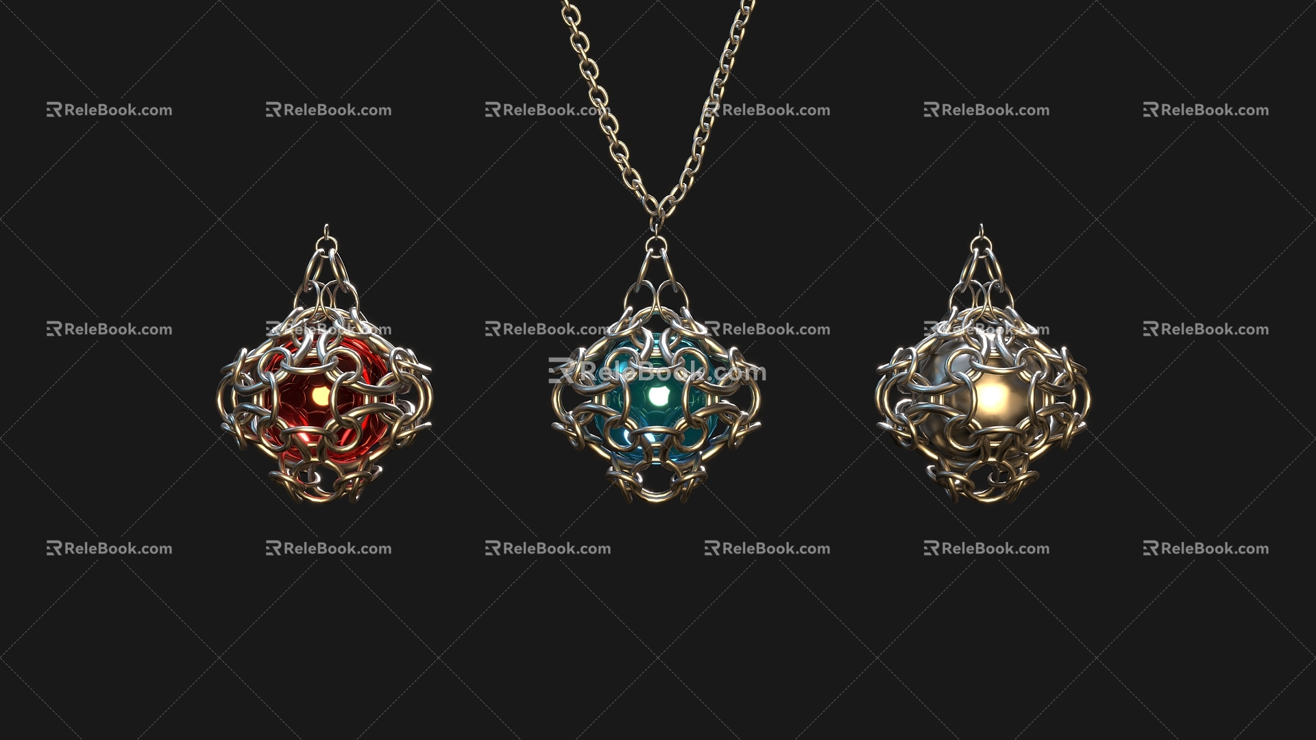 Necklace Pendant Maya Necklace Ear Pendant Wizard Necklace Samurai Necklace Game Necklace Magic Necklace Witch Necklace Vintage Necklace Pendant 3d model