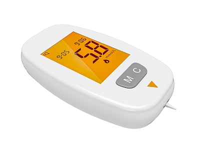 blood glucose meter 3d model