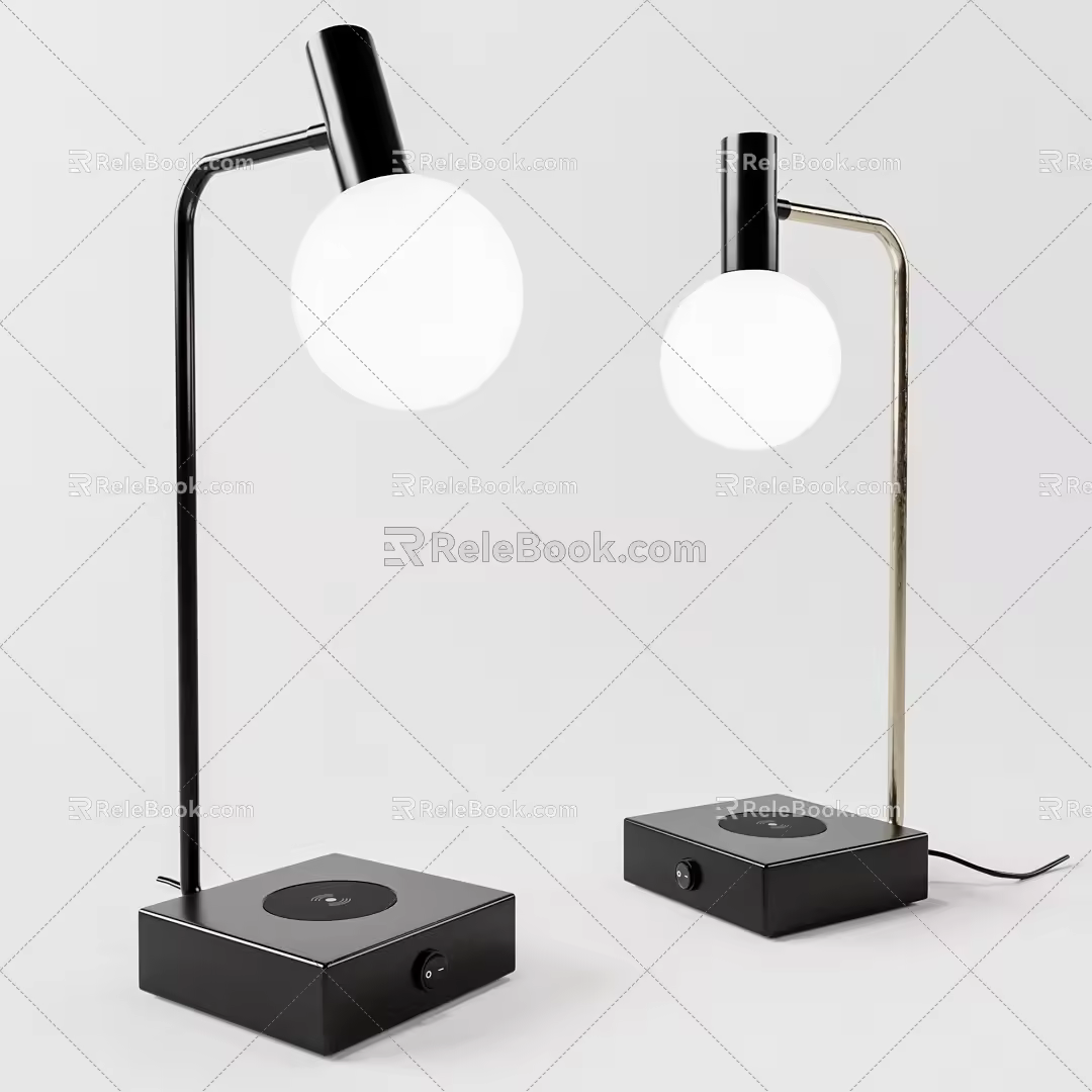 Modern table lamp 3d model