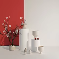 Modern vase ornaments 3d model