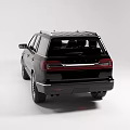 Luxury Black SUV Exterior Design With Stylish Wheels Roof Rack And Sleek Body