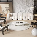 Modern Sofa Coffee Table Combination Sofa Coffee Table 3d model