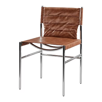 Nordic Simple Casual Chair 3d model