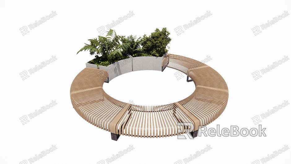 Modern Outdoor Chair Outdoor Landscape Seat Landscape model