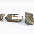 Natural Stone And Wood Decorative Pieces With Various Shapes And Textures