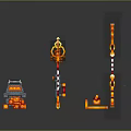 Traditional Chinese Style Furniture With Red Gold Decorative Elements And Ornate Designs