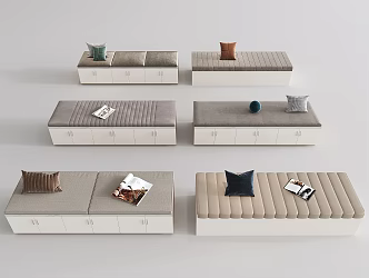 Bay Window Cushion Bay Window Cushion Pillow Bay Window Cabinet 3d model