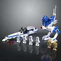 Lego Clone Troopers Building Set With Vehicle Robot And Action Figures
