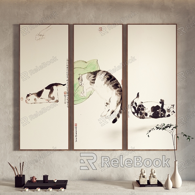 New Chinese Animal Painting Hanging Painting Decorative Painting model