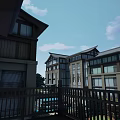 Traditional Modern Hotel Building With Multi Story Design And Wooden Accents