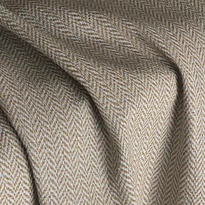 High Quality Beige Herringbone Fabric With Wrinkled Texture And Soft Material 3d model