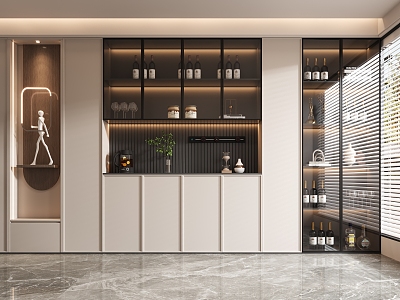 Wine Cabinet model