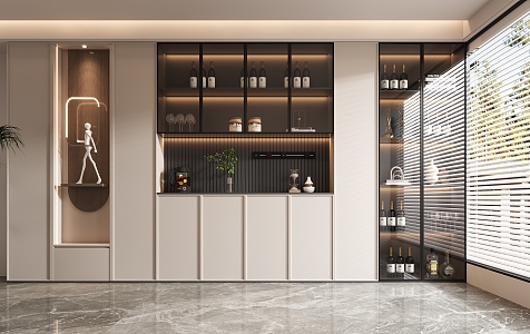 Wine Cabinet 3d model