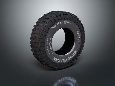 Modern tire wheel Volkswagen wheel hub 3d model