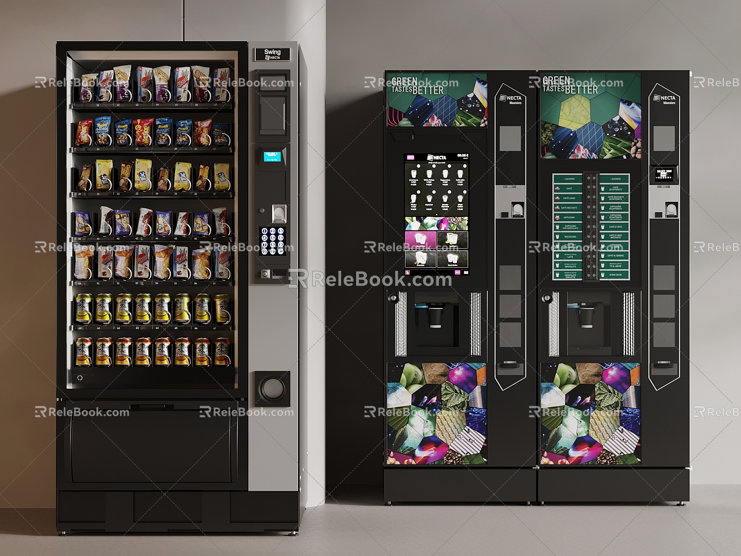 15 Vending Machines Modern Vending Machines 3d model