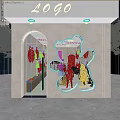 Charming Children's Clothing Store Interior With Hanging Dresses Rocking Horse And Display Racks