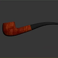 Red Wooden Pipe Decorative Ornament Set for Stylish Home Decor Display Piece