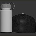 Hat Cup Plastic Cup Hat Realistic 3d model