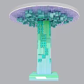 Modern Column 3d model