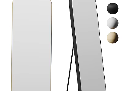 Full Length Mirrors Including Framed And Tripod Designs With Color Options 3d model