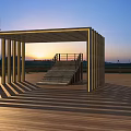 Viewing platform Sunset 3d model