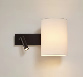 Modern Simple Double Head Bedside Reading Wall Lamp Hotel Bedroom Bedside Wall Lamp Bedroom Wall Lamp 3d model
