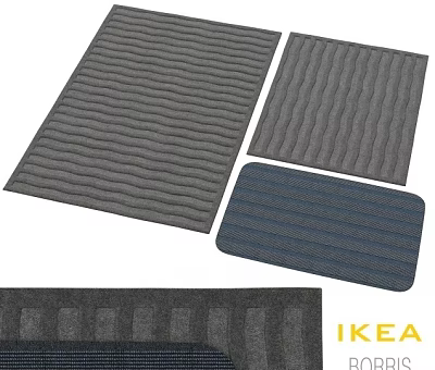 IKEA Floor Mats With Various Styles And Textures 3d model